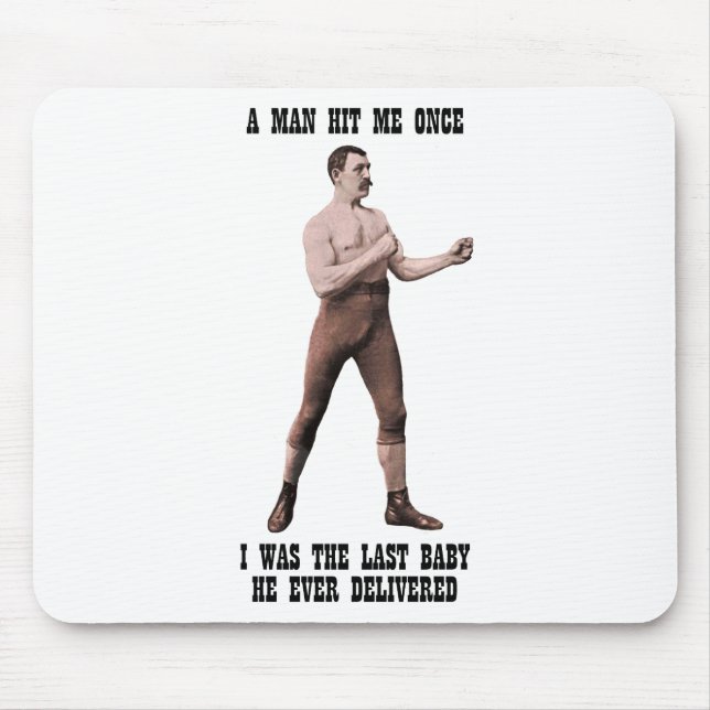 Mousepad Excedente um homem viril genuíno (Frente)
