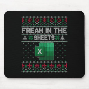 Mousepad Excel Louco Nas Planilhas Suéter Feio de Planilha