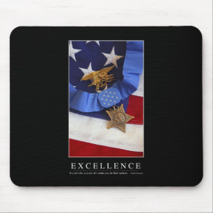 Mousepad Excelência: Citações inspiradas