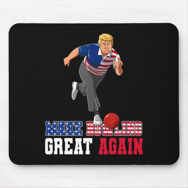Mousepad Excelente boliche Novamente - Boliche Engraçado (Frente)