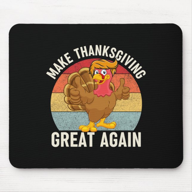 Mousepad Excelente De Ação De Graças Novamente Engraçado Tr (Frente)