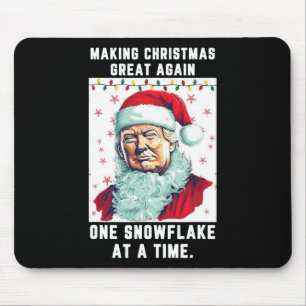 Mousepad Excelente De Natal Fazer Novamente Um Floco De Nev