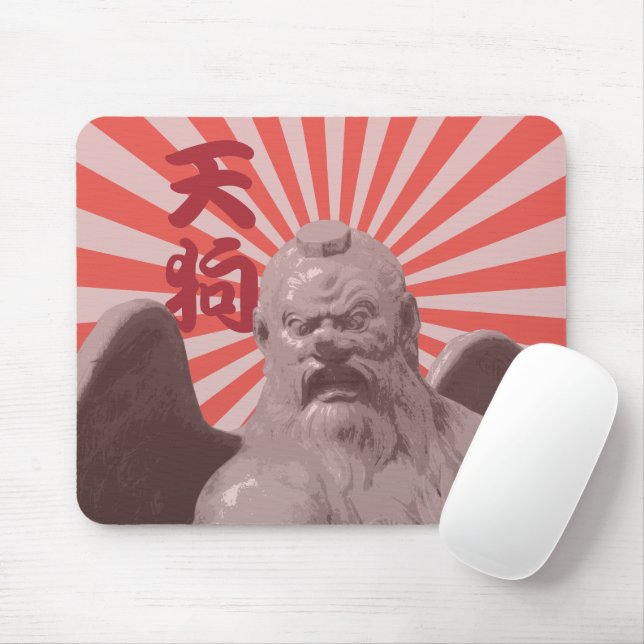 Mousepad Excelente Japonês Tengu Yokai (Com mouse)