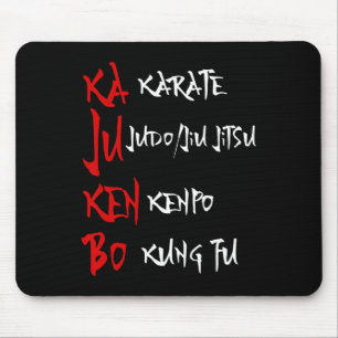 Mousepad Excelente Kajukenbo Lutando Karate Judo Kenpo Kung