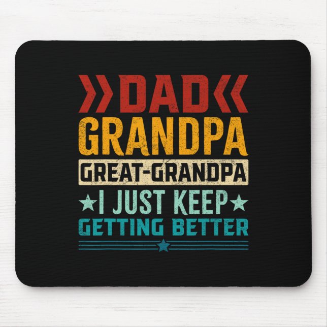 Mousepad Excelente Vovô Dia de os pais Vovô (Frente)