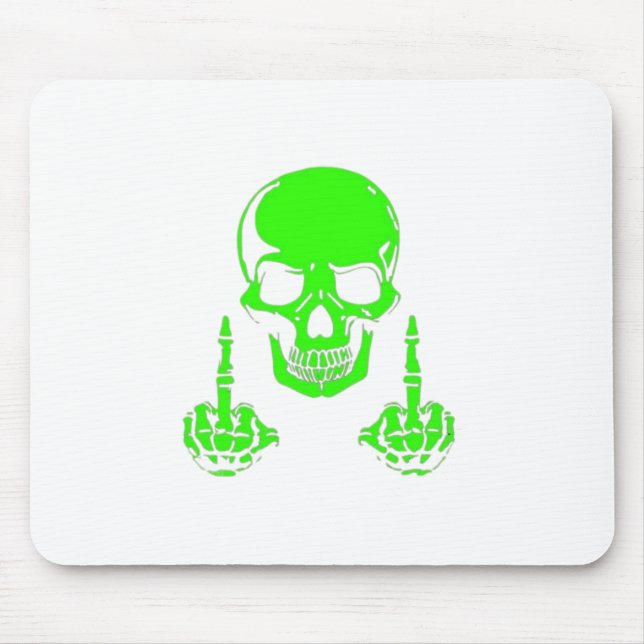 Mousepad exclusivo caveira verde !! (Frente)