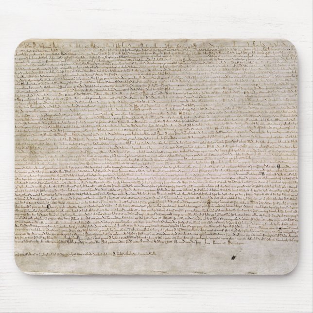 Mousepad Exemplificação Da Magna Carta De 1215 Cotton MS (Frente)