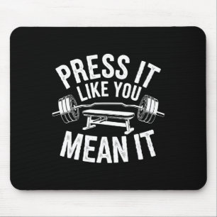 Mousepad Exercício Bench de Imprensa Exercício de Construçã