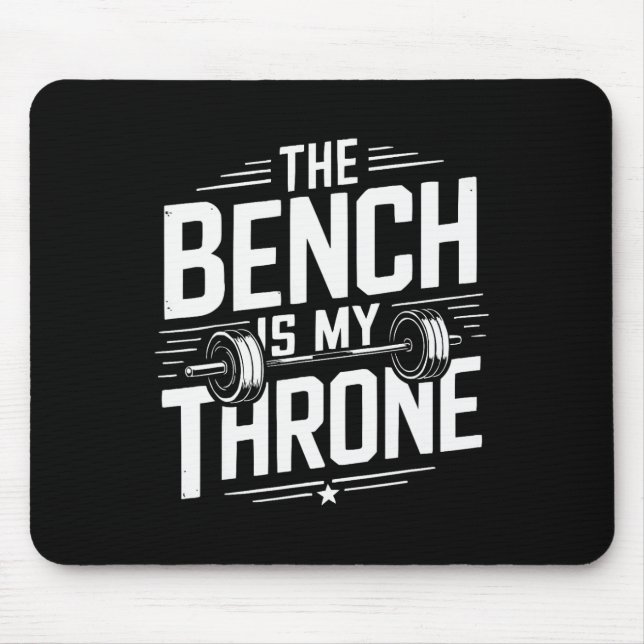 Mousepad Exercício Bench de Imprensa Exercício de Construçã (Frente)