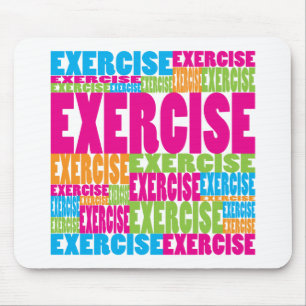 Mousepad Exercício colorido