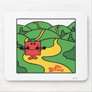 Mousepad Exercício da floresta do Sr. Forte