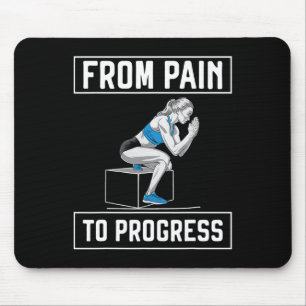 Mousepad Exercício de Agachamento Búlgaro Fitness Musculaçã