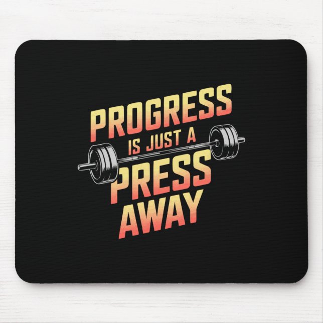 Mousepad Exercício de Supino Plano Musculação Treino de Apt (Frente)
