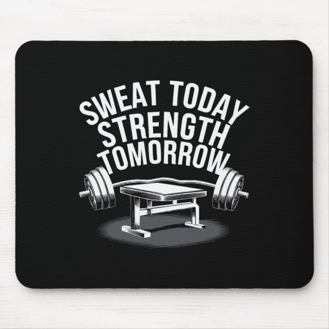 Mousepad Exercício de Supino Reto Musculação Treinamento de (Frente)