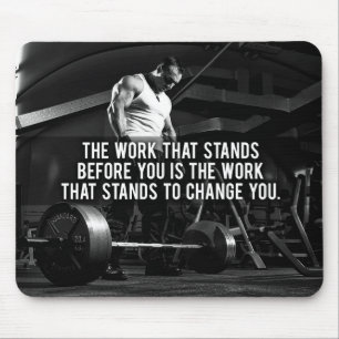 Mousepad Exercício do "body building" inspirador
