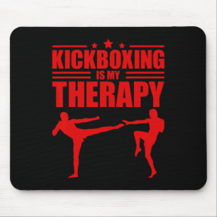 Mousepad Exercício Legal de Kickboxing Para Homens Mulheres