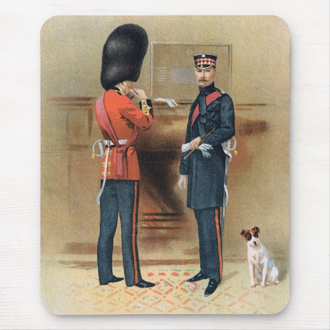 Mousepad Exército britânico - guardas escocesas (Frente)