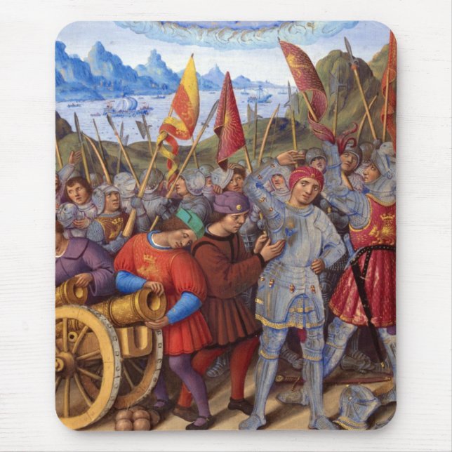 Mousepad Exército Francês Preparando-Se Para A Guerra Da Vi (Frente)