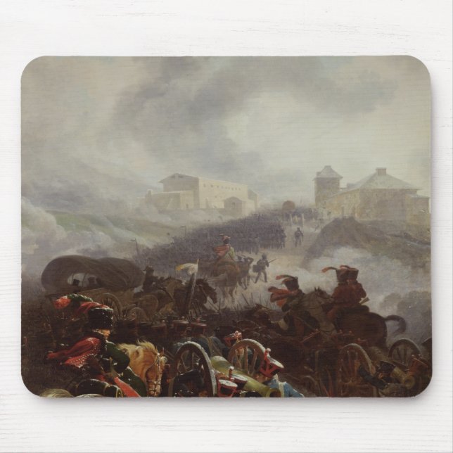 Mousepad Exército francês que cruza a serra de Guadarrama (Frente)