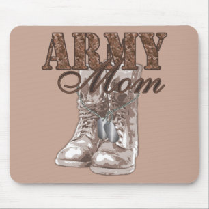Mousepad Exército Mãe Combate Boots N Dog tags 1