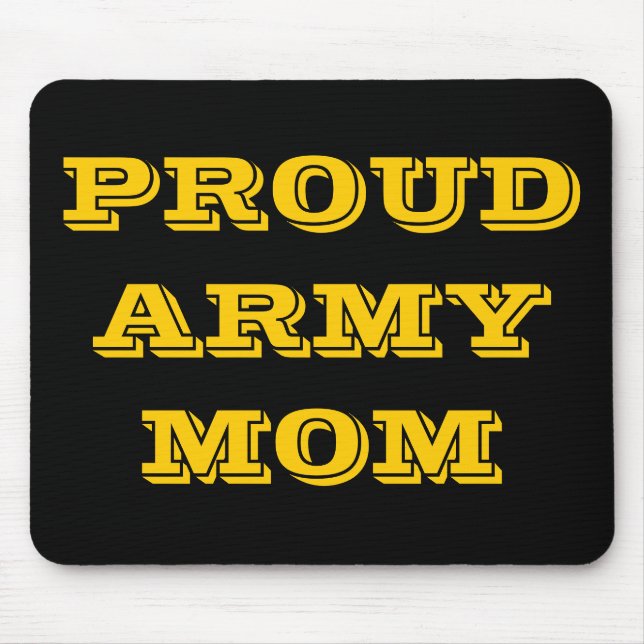 Mousepad Exército Orgulhoso Mãe (Frente)
