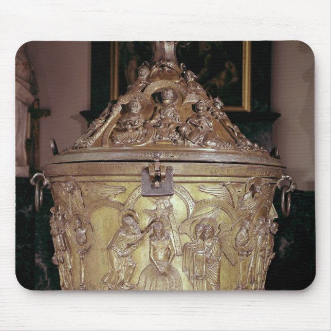 Mousepad Exibição da pia batismal baptismal (Frente)
