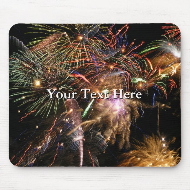Mousepad Exibição do Fireworks (Frente)