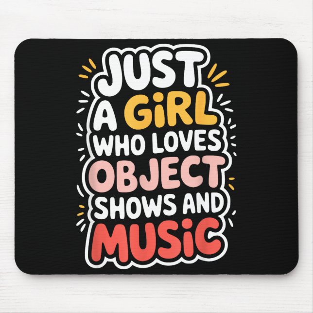 Mousepad Exibições de objetos _ exibições de objetos engraç (Frente)