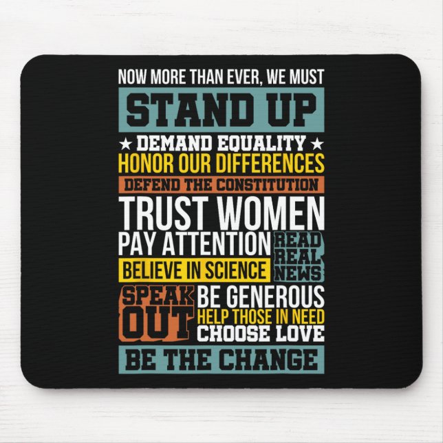Mousepad Exigência De Igualdade Defende A Constituição (Frente)