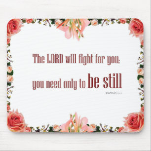 Mousepad Êxodo 14:14 O LORD lutará por você