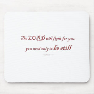 Mousepad Êxodo 14h14, o LORD lutará por ti,