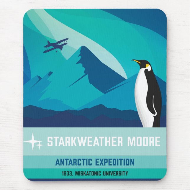 Mousepad Expedição Antártica Starkweather-Moore (Frente)