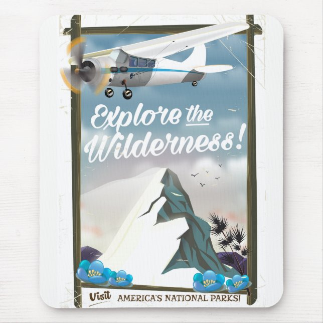 Mousepad Explore a Natureza Selvagem! Montanhas (Frente)