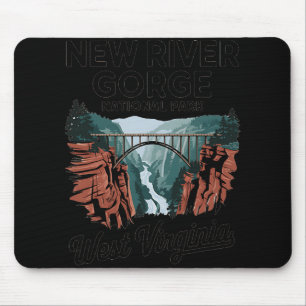Mousepad Explore o Parque Nacional New River Gorge da Virgí