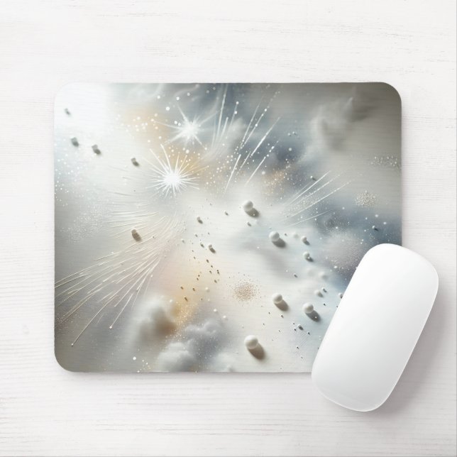 Mousepad Explosão Celestial de abstrato (Com mouse)