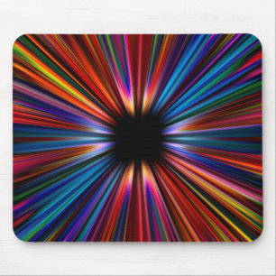 Mousepad Explosão colorida de starburst