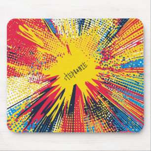 Mousepad Explosão de Pop de estilo cômico (3)