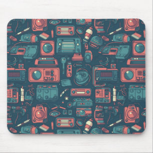 Mousepad Explosão do passado: tecnologia da anos 80
