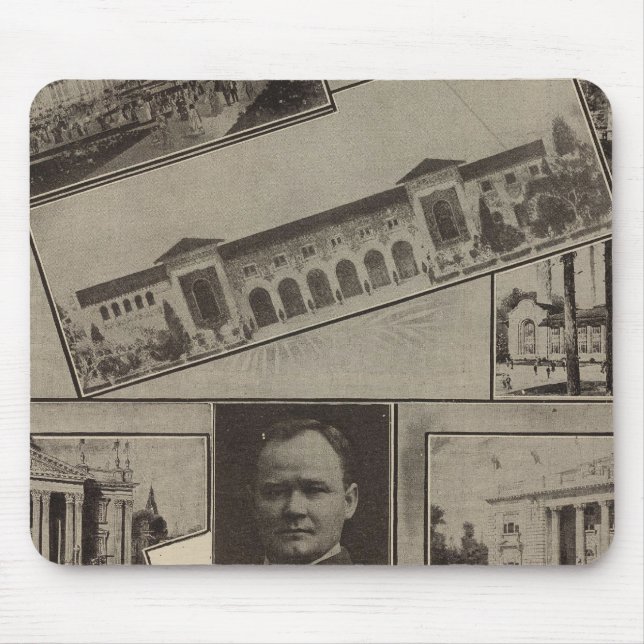 Mousepad Exposição do Pacífico Alaska-Yukon, Seattle, 1909 (Frente)