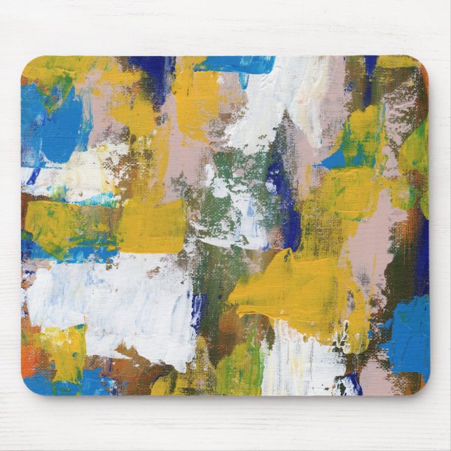 Mousepad Expressão abstrato nº 11 por Michael Moffa (Frente)