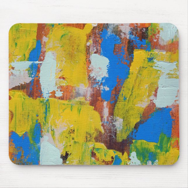 Mousepad Expressão abstrato nº 8 por Michael Moffa (Frente)