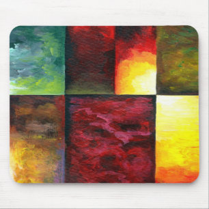 Mousepad Expressionismo moderno e colorido de Modelo de Abs