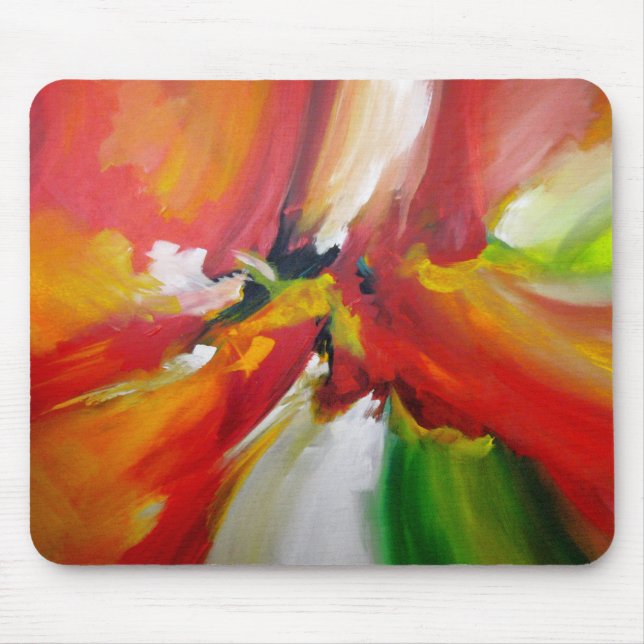 Mousepad Expressionista Colorida Abstrato moderno (Frente)