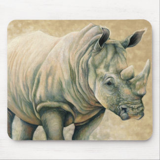 Mousepad Expressões africanas - rinoceronte branco