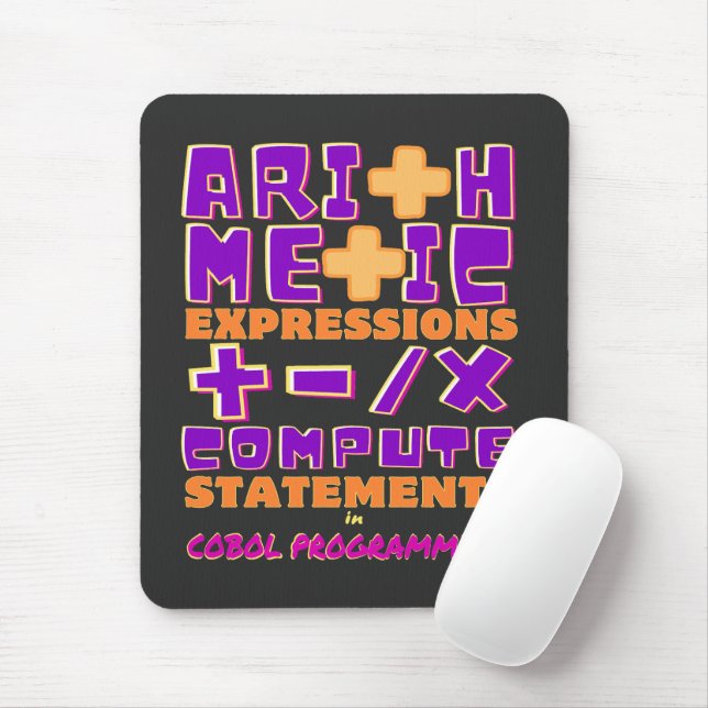 Mousepad Expressões Aritméticas em Programação Cobol (Com mouse)