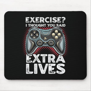 Mousepad Extra Vive Engraçado Jogo de Controlador de Vídeo