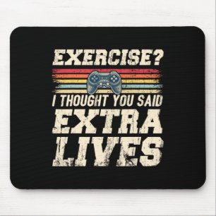 Mousepad Extra Vive Engraçado Jogo de Controlador de Vídeo