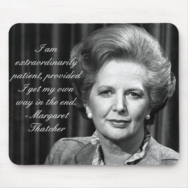Mousepad Extraordinària paciente - Sra. Thatcher (Frente)