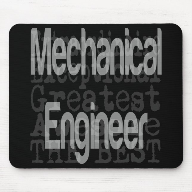 Mousepad Extraordinário de Engenheiro mecânico (Frente)