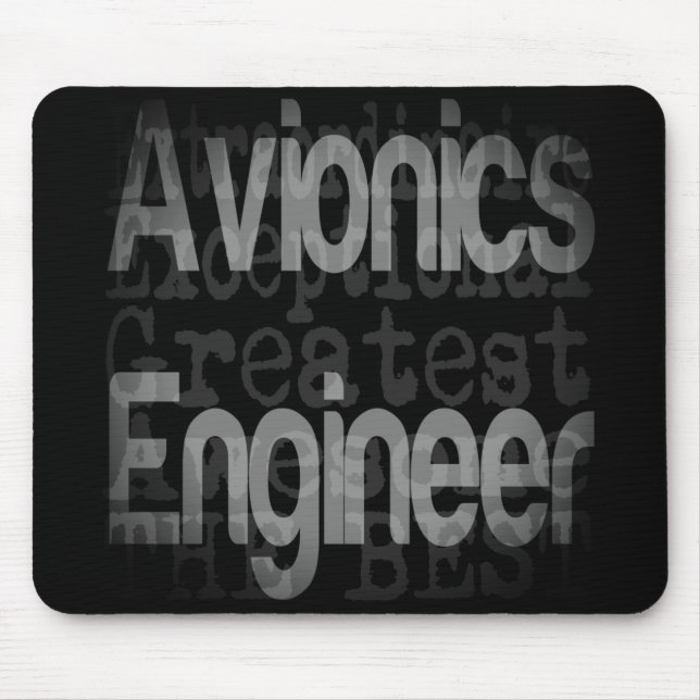 Mousepad Extraordinário Engenheiro de Aviónica (Frente)